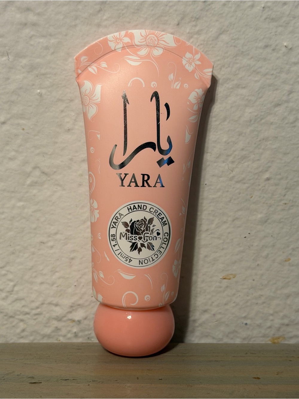 YARA Pink Floral Hand Cream Tube - Nourishing Moisture